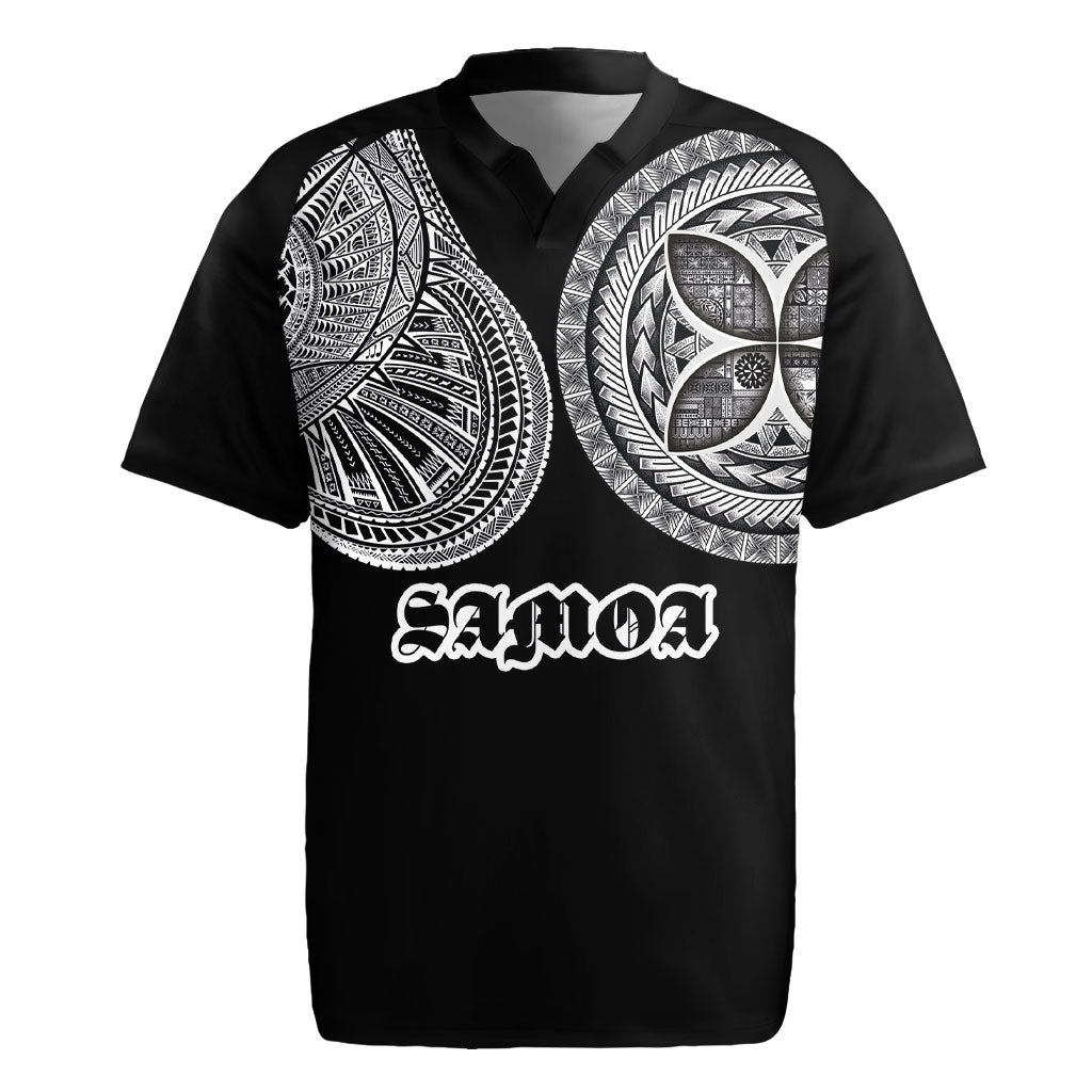 Samoa Traditional Tattoo Rugby Jersey Tribal Tatau Pattern
