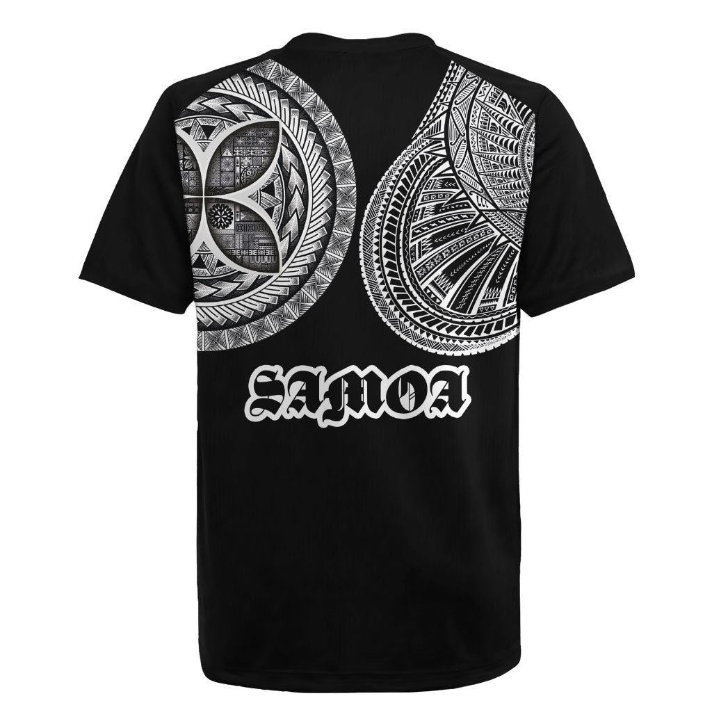Samoa Traditional Tattoo Rugby Jersey Tribal Tatau Pattern