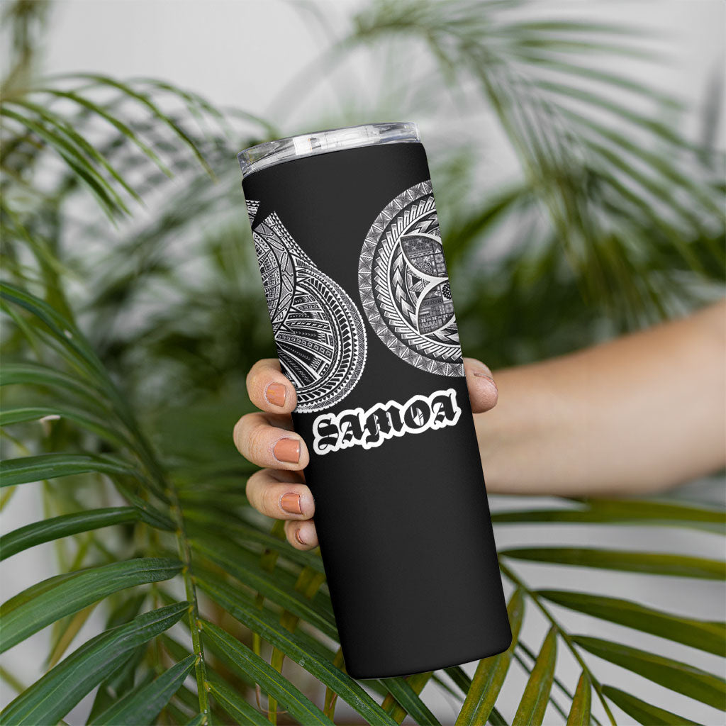 Samoa Traditional Tattoo Skinny Tumbler Tribal Tatau Pattern