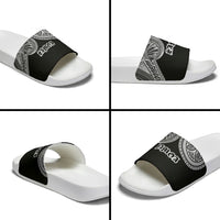 Samoa Traditional Tattoo Slide Sandals Tribal Tatau Pattern