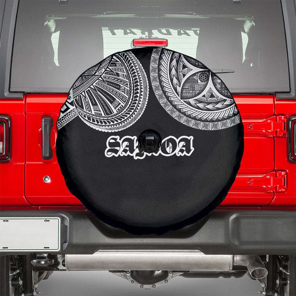 Samoa Traditional Tattoo Spare Tire Cover Tribal Tatau Pattern