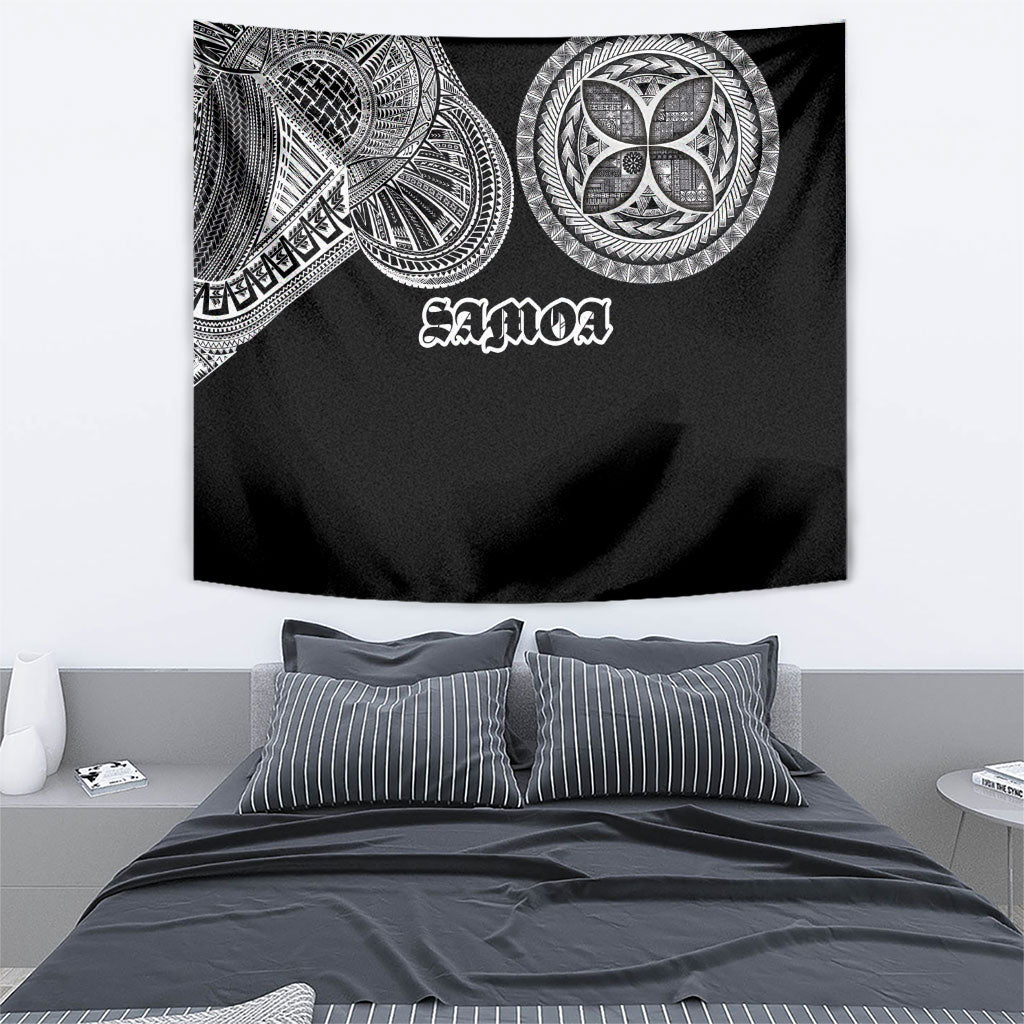 Samoa Traditional Tattoo Tapestry Tribal Tatau Pattern