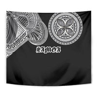 Samoa Traditional Tattoo Tapestry Tribal Tatau Pattern