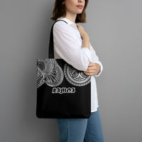 Samoa Traditional Tattoo Tote Bag Tribal Tatau Pattern