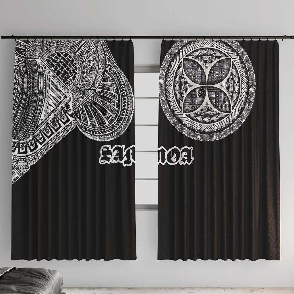 Samoa Traditional Tattoo Window Curtain Tribal Tatau Pattern