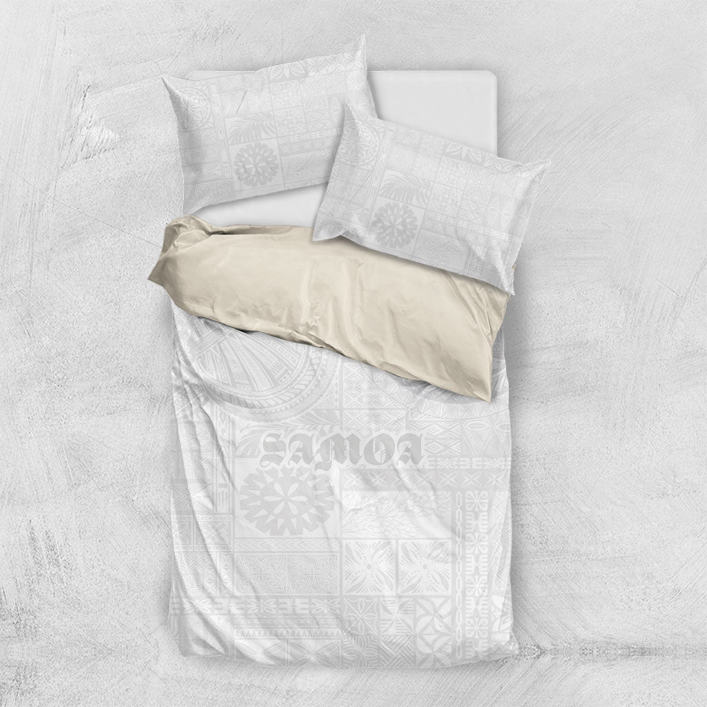 Samoa Lotu Tamaiti Bedding Set Tribal Tatau with Siapo Pattern