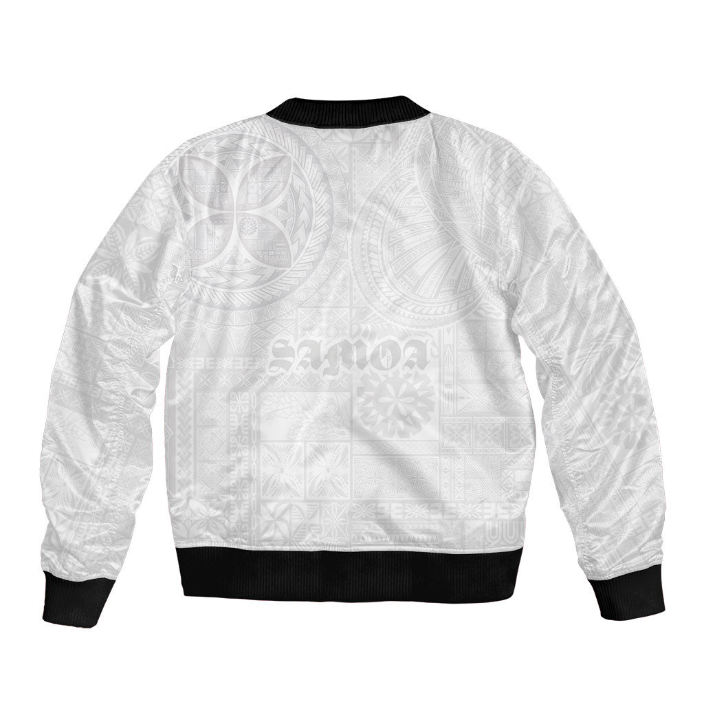 Samoa Lotu Tamaiti Bomber Jacket Tribal Tatau with Siapo Pattern