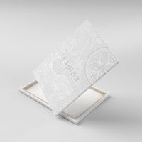 Samoa Lotu Tamaiti Canvas Wall Art Tribal Tatau with Siapo Pattern