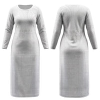 Samoa Lotu Tamaiti Couples Matching Long Sleeve Bodycon Dress and Hawaiian Shirt Tribal Tatau with Siapo Pattern