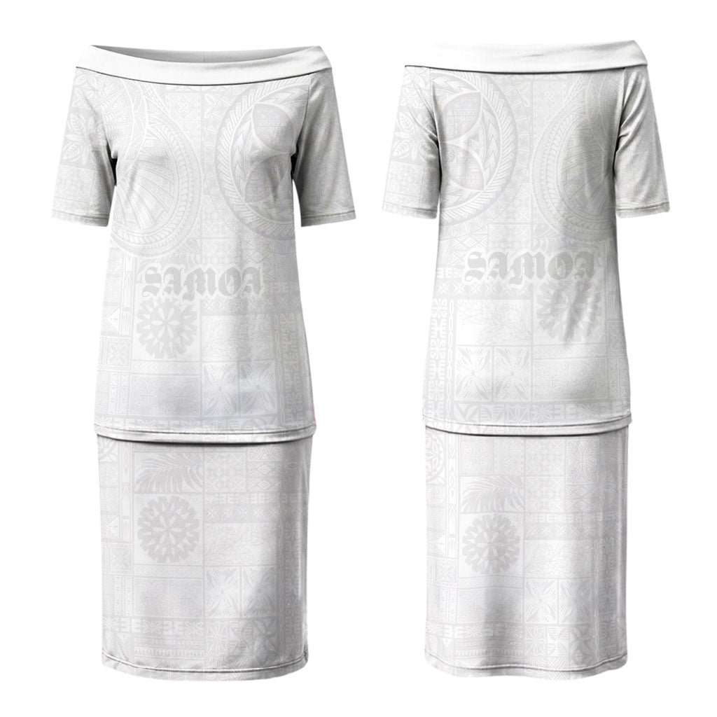 Samoa Lotu Tamaiti Couples Matching Puletasi and Hawaiian Shirt Tribal Tatau with Siapo Pattern