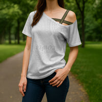 Samoa Lotu Tamaiti Cross Shoulder Shirt Tribal Tatau with Siapo Pattern