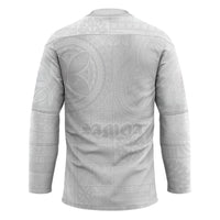 Samoa Lotu Tamaiti Hockey Jersey Tribal Tatau with Siapo Pattern