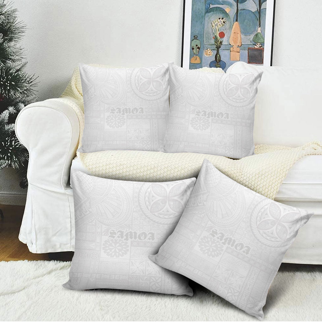Samoa Lotu Tamaiti Pillow Cover Tribal Tatau with Siapo Pattern