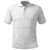 Samoa Lotu Tamaiti Polo Shirt Tribal Tatau with Siapo Pattern