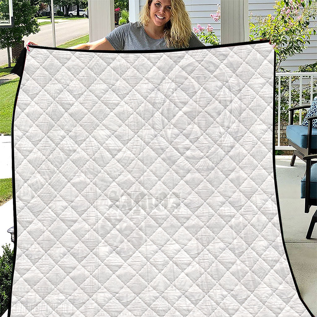 Samoa Lotu Tamaiti Quilt Tribal Tatau with Siapo Pattern