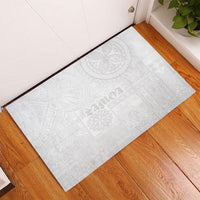 Samoa Lotu Tamaiti Rubber Doormat Tribal Tatau with Siapo Pattern