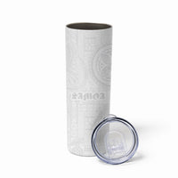 Samoa Lotu Tamaiti Skinny Tumbler Tribal Tatau with Siapo Pattern