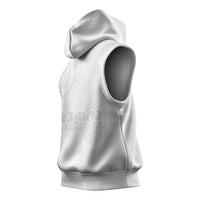 Samoa Lotu Tamaiti Sleeveless Hoodie Tribal Tatau with Siapo Pattern