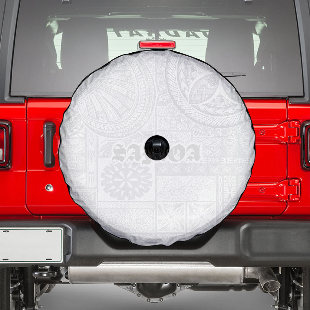 Samoa Lotu Tamaiti Spare Tire Cover Tribal Tatau with Siapo Pattern