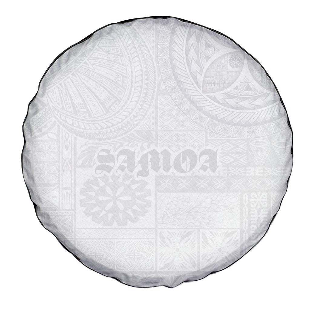 Samoa Lotu Tamaiti Spare Tire Cover Tribal Tatau with Siapo Pattern