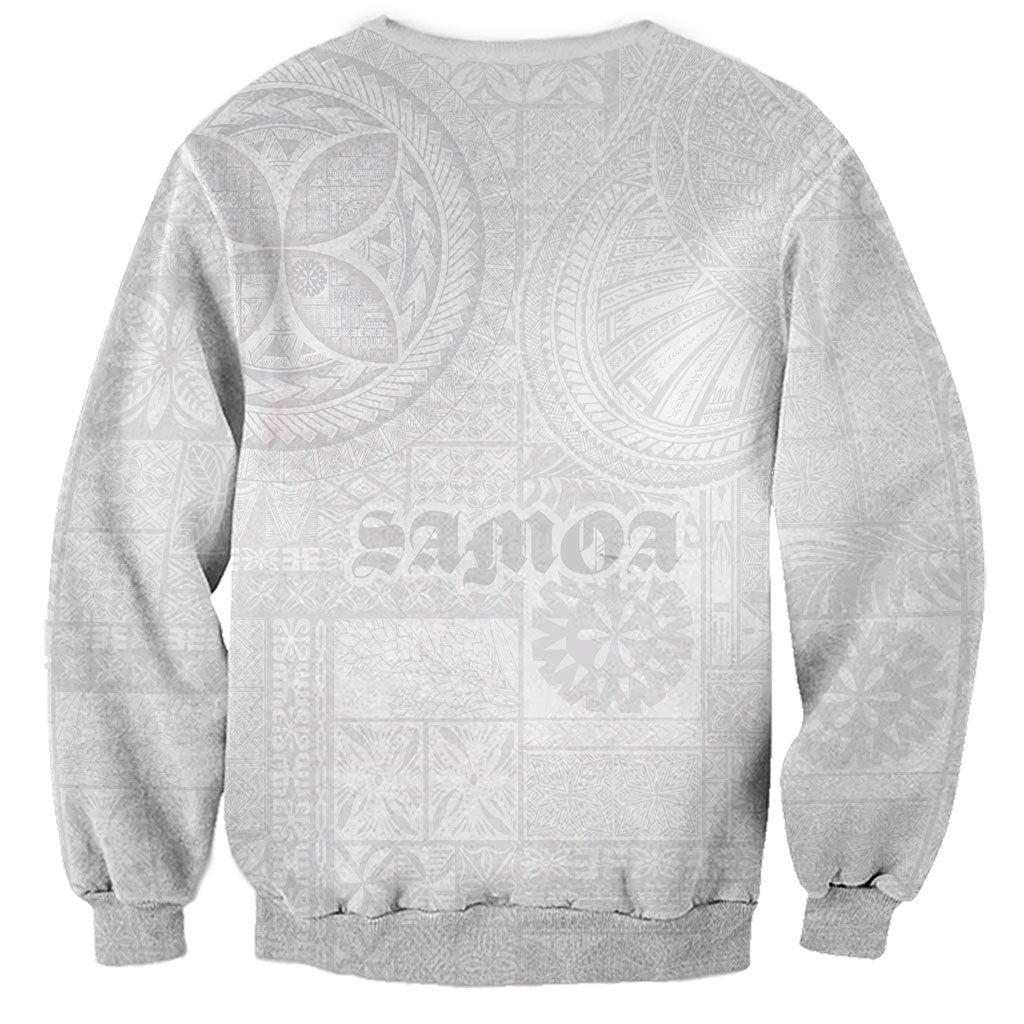 Samoa Lotu Tamaiti Sweatshirt Tribal Tatau with Siapo Pattern