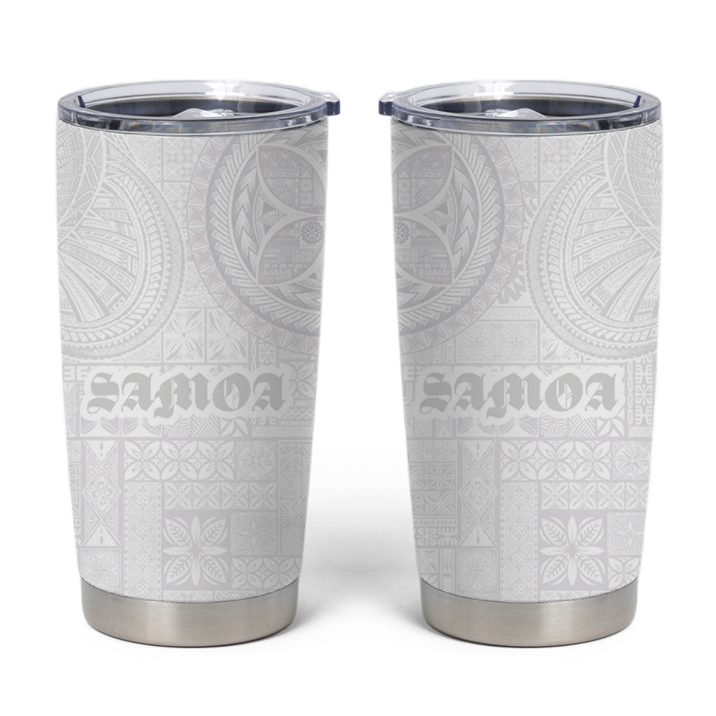 Samoa Lotu Tamaiti Tumbler Cup Tribal Tatau with Siapo Pattern