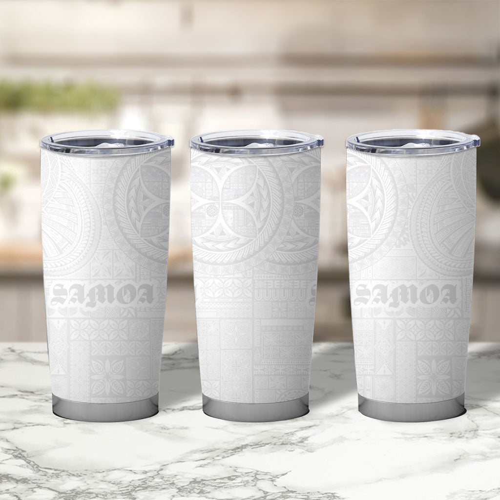 Samoa Lotu Tamaiti Tumbler Cup Tribal Tatau with Siapo Pattern