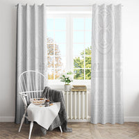 Samoa Lotu Tamaiti Window Curtain Tribal Tatau with Siapo Pattern