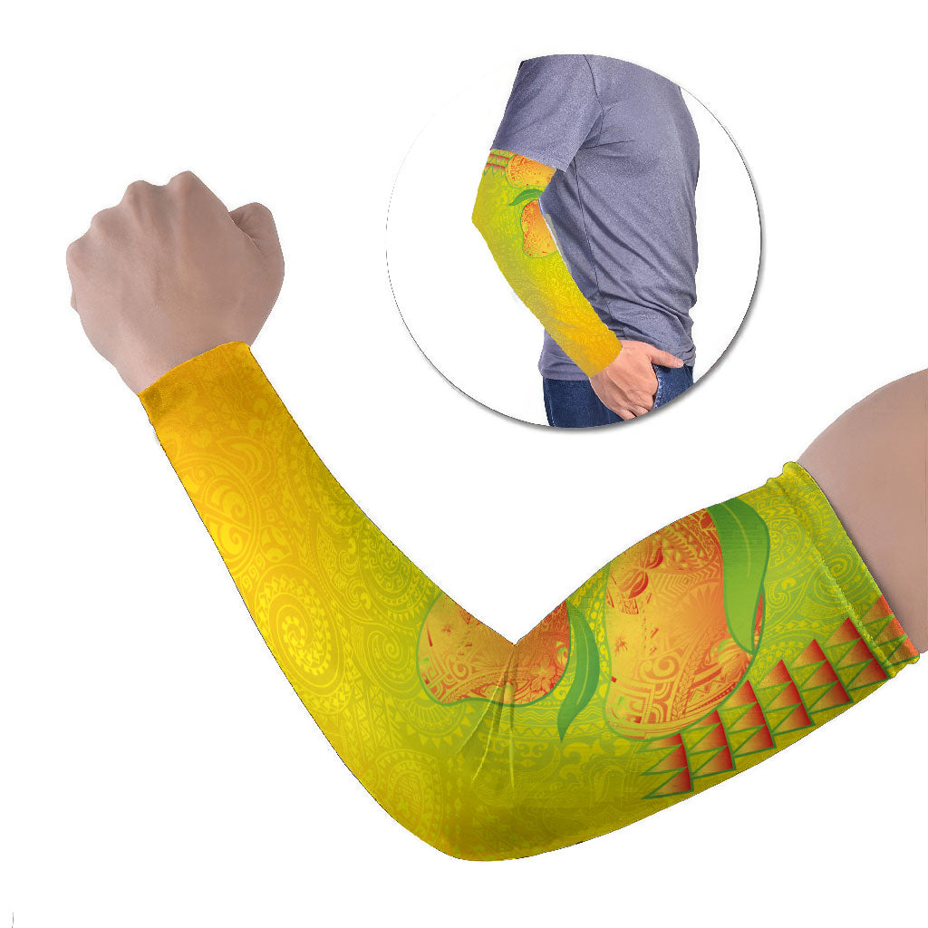 Hawaiian Mango Arm Sleeves Polynesian Art Pattern and Kakau Tattoo