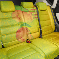 Hawaiian Mango Back Car Seat Cover Polynesian Art Pattern and Kakau Tattoo