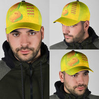 Hawaiian Mango Classic Cap Polynesian Art Pattern and Kakau Tattoo