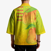 Hawaiian Mango Kimono Polynesian Art Pattern and Kakau Tattoo