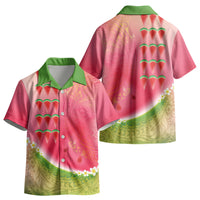 Hawaiian Watermelon Kid Hawaiian Shirt with Kakau Art Tattoo