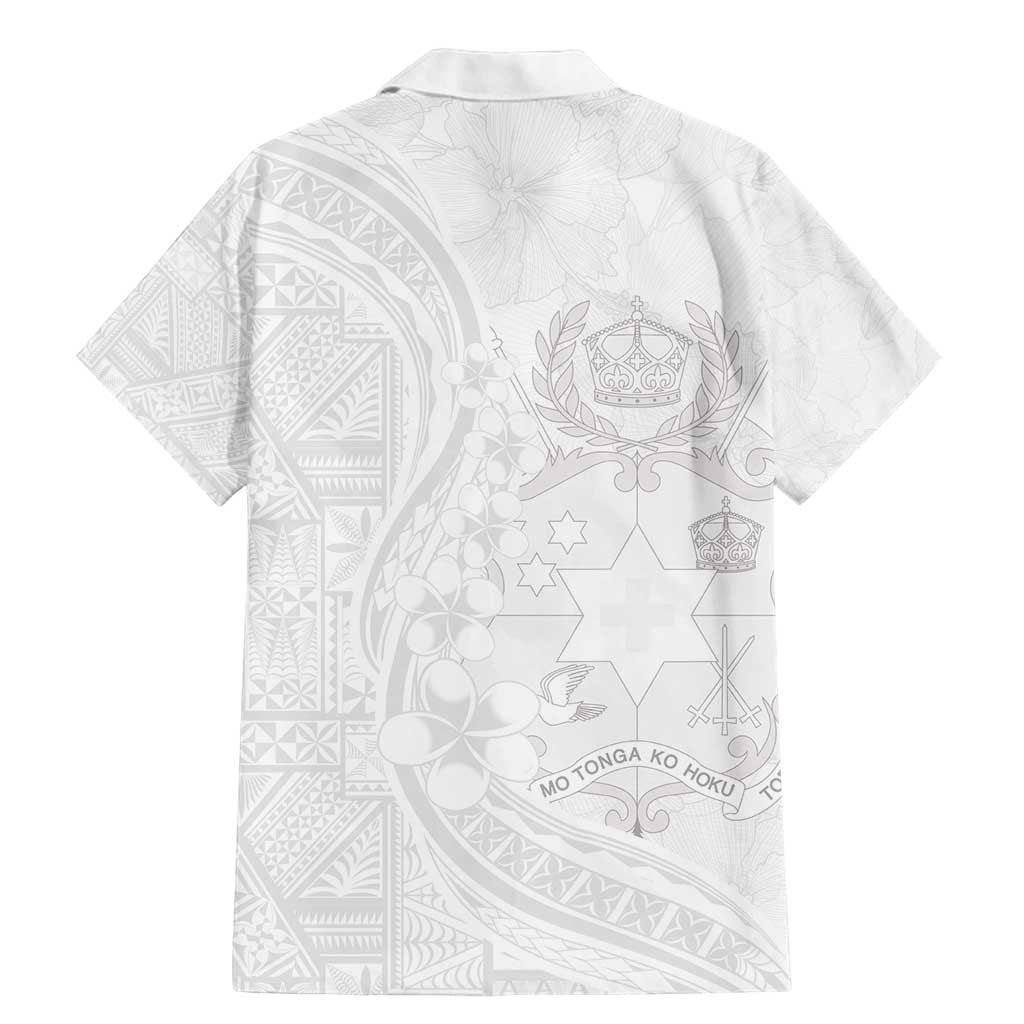 Tonga Faka Sepitema Family Matching Mermaid Dress and Hawaiian Shirt Ngatu Pattern with Plumeria and Hibiscus LT03 - Polynesian Pride