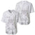 Tonga Faka Sepitema Baseball Jersey Ngatu and Floral Pattern with Blooming Hibiscus