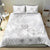 Tonga Faka Sepitema Bedding Set Ngatu and Floral Pattern with Blooming Hibiscus