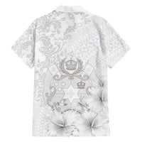 Tonga Faka Sepitema Family Matching Puletasi and Hawaiian Shirt Ngatu and Floral Pattern with Blooming Hibiscus LT03 - Polynesian Pride