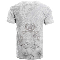 Tonga Faka Sepitema T Shirt Ngatu and Floral Pattern with Blooming Hibiscus
