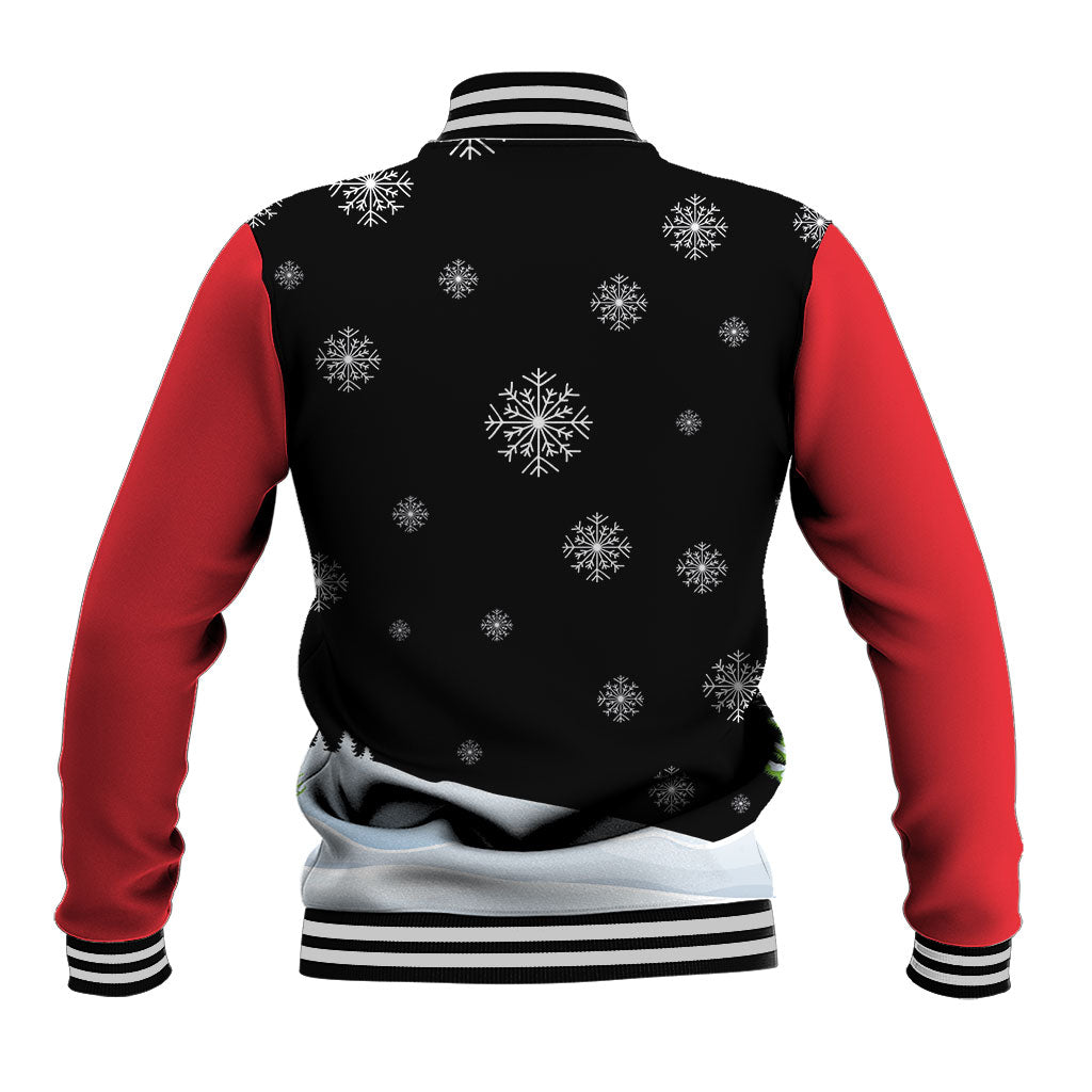 Polynesian Santa Claus Costume Funny Baseball Jacket LT03 - Polynesian Pride