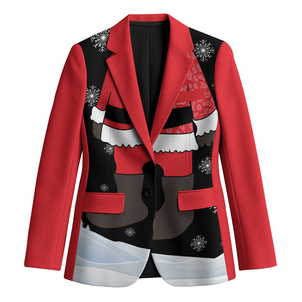 Polynesian Santa Claus Costume Funny Blazer LT03 Unisex Multicolor - Polynesian Pride