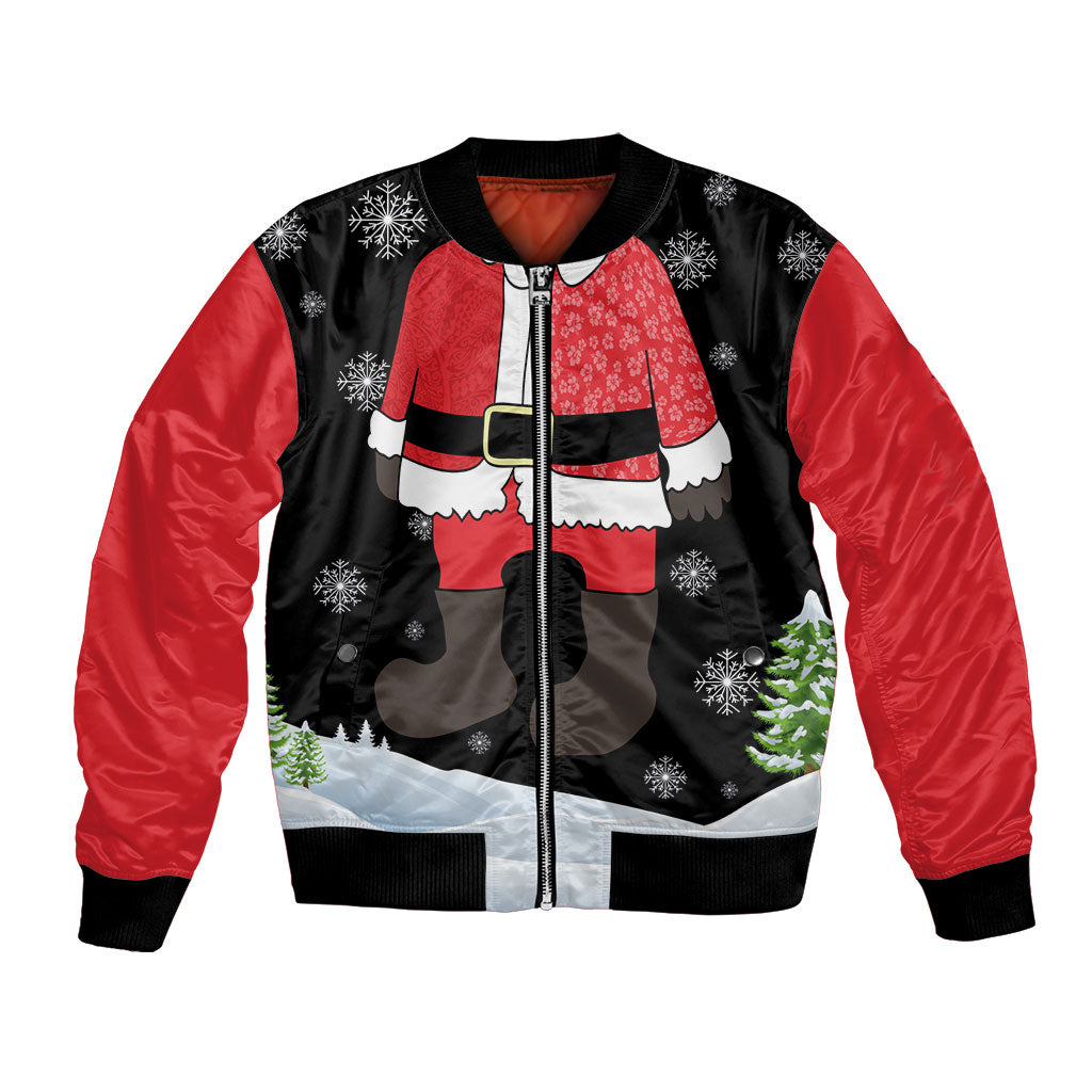 Polynesian Santa Claus Costume Funny Bomber Jacket LT03 Unisex Multicolor - Polynesian Pride