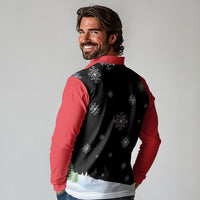 Polynesian Santa Claus Costume Funny Long Sleeve Polo Shirt LT03 - Polynesian Pride