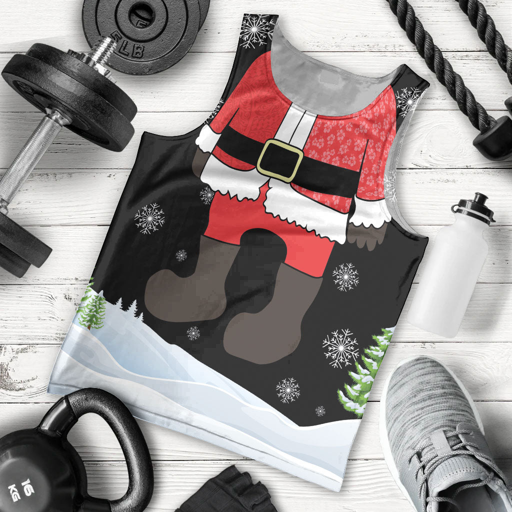 Polynesian Santa Claus Costume Funny Men Tank Top LT03 - Polynesian Pride
