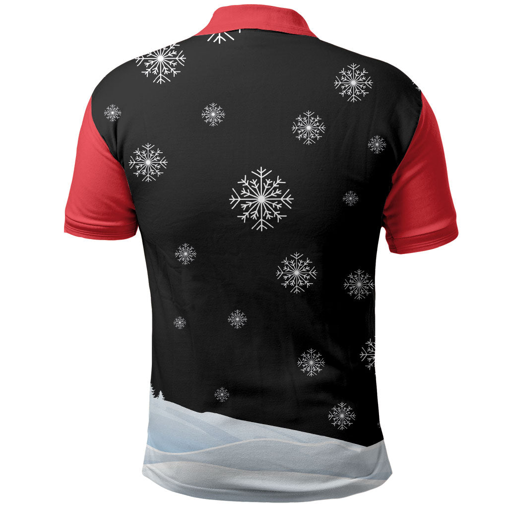 Polynesian Santa Claus Costume Funny Polo Shirt LT03 - Polynesian Pride