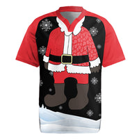 Polynesian Santa Claus Costume Funny Rugby Jersey LT03 Multicolor - Polynesian Pride