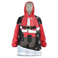 Polynesian Santa Claus Costume Funny Wearable Blanket Hoodie LT03 One Size Multicolor - Polynesian Pride