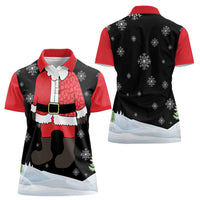 Polynesian Santa Claus Costume Funny Women Polo Shirt LT03 - Polynesian Pride