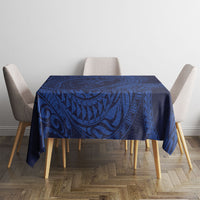 Hawaiian Turtle and Shark Tablecloth Kakau Tribal with Polynesian Pattern Blue Color LT03 - Polynesian Pride
