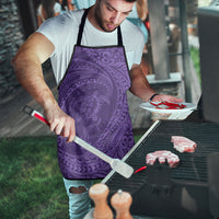 Hawaiian Turtle and Shark Apron Kakau Tribal with Polynesian Pattern Purple Color LT03 - Polynesian Pride
