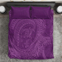 Hawaiian Turtle and Shark Bedding Set Kakau Tribal with Polynesian Pattern Pink Color LT03 Pink - Polynesian Pride